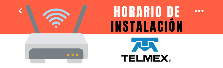 Horario de instalación de Telmex
